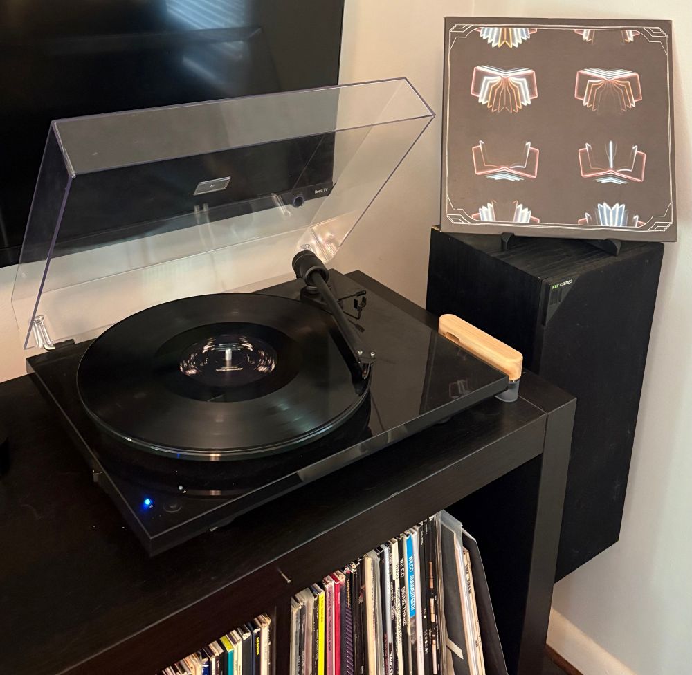 the album cover; several frames of what would be an 