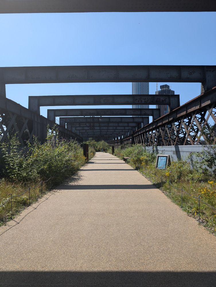 Castlefield viaduct - a national trust garden on an old viaduct 