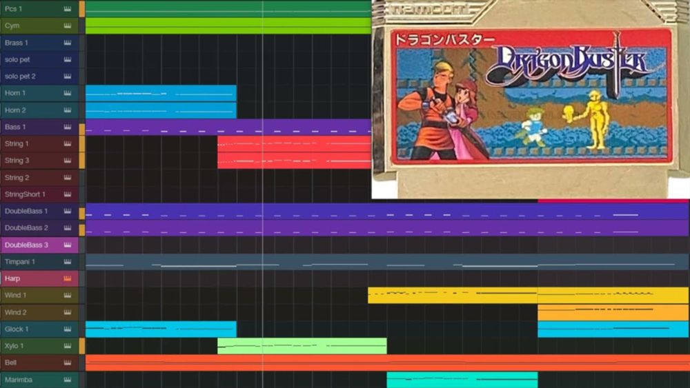 ドラゴンバスター(FC版) 「タイトル」オーケストラアレンジ