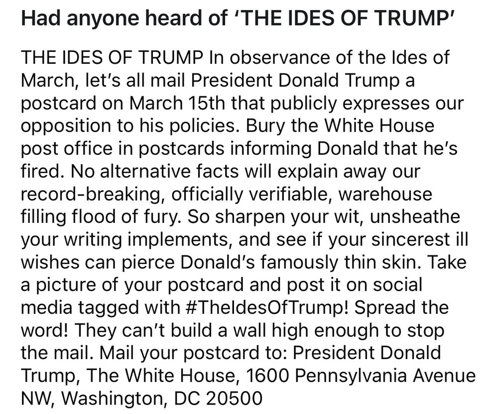 #TheIdesOfTrump