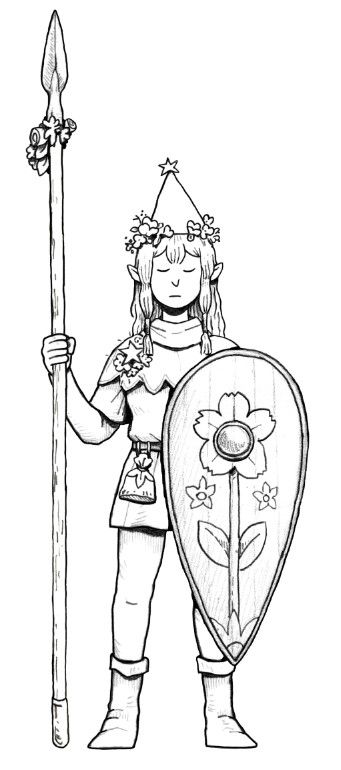 elf spearwoman 3