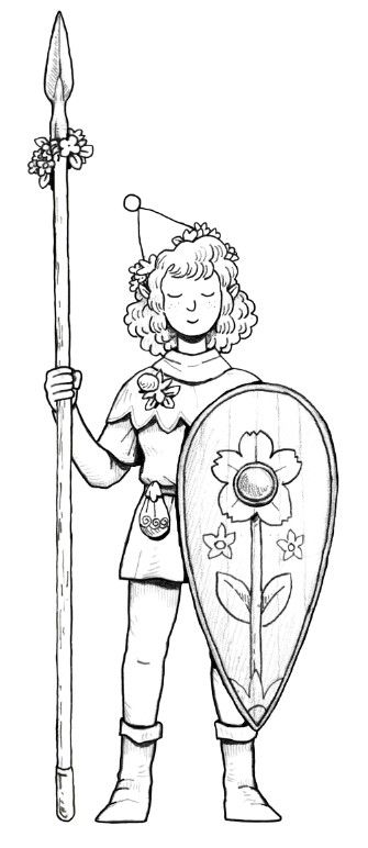 elf spearwoman 2