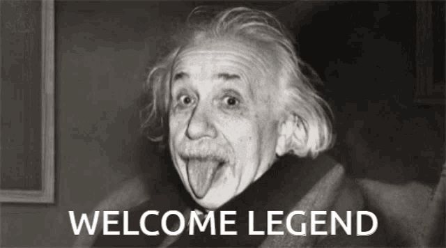 Einstein Welcomelegend GIF