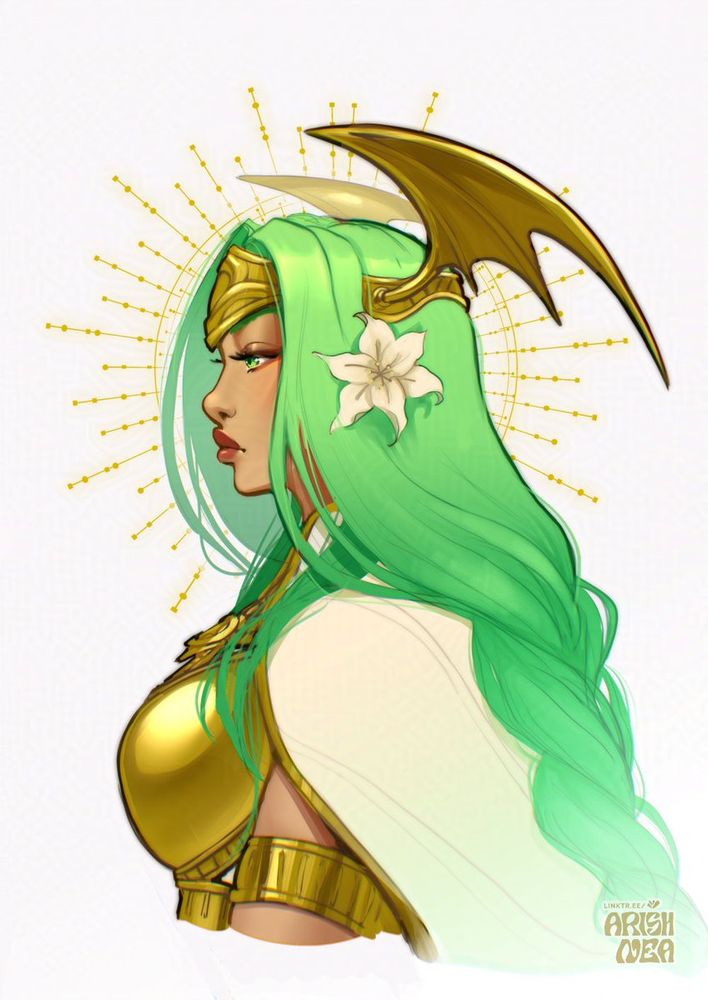 Fanart of Saint Seiros from Fire Emblem Three Houses
