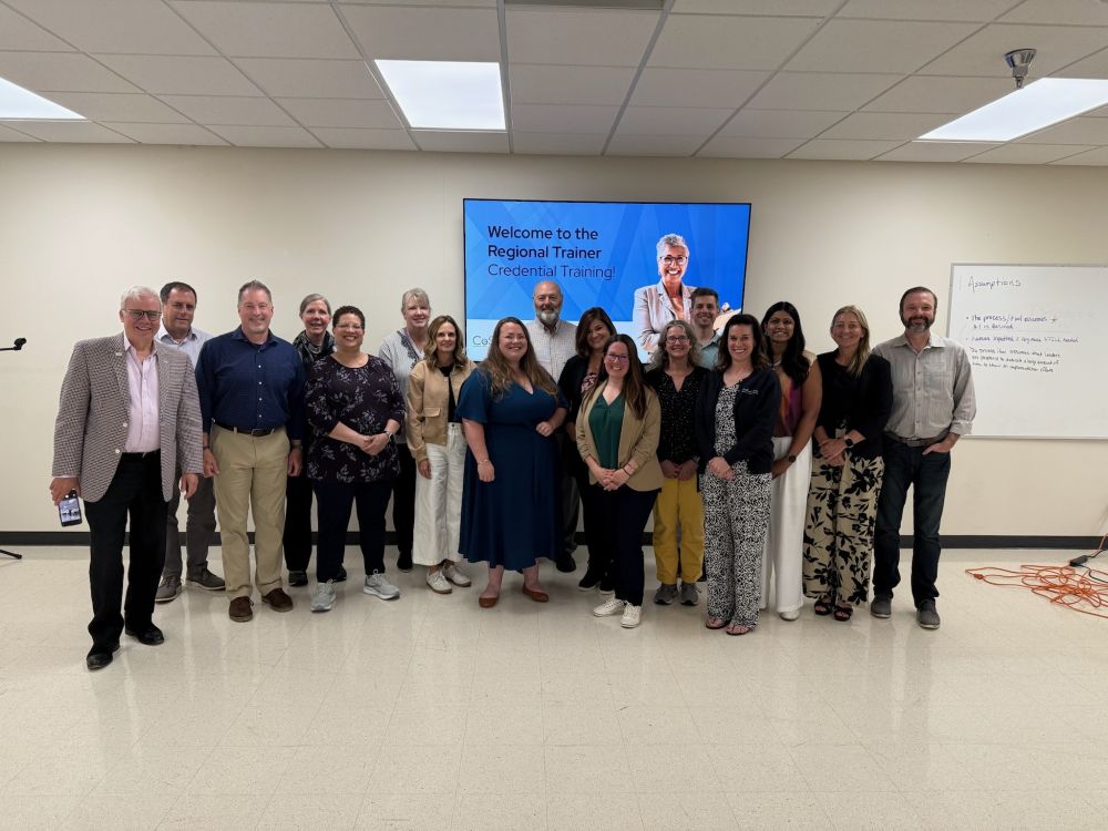 This week, Regional Trainers in Minneapolis came together to build their skills in using generative AI in K-12 education. They're now equipped to support districts in evaluating their AI readiness with the CoSN/CGCS GenAI Maturity Tool. 