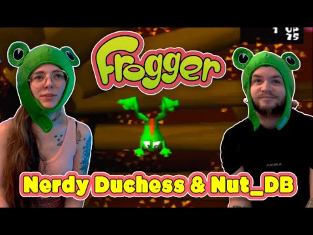 PS1 Frogger w/ @nut_dB
