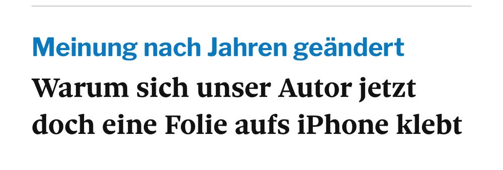 Meinung nach Jahren geändert Warum sich unser Autor jetzt doch eine Folie aufs iPhone klebt