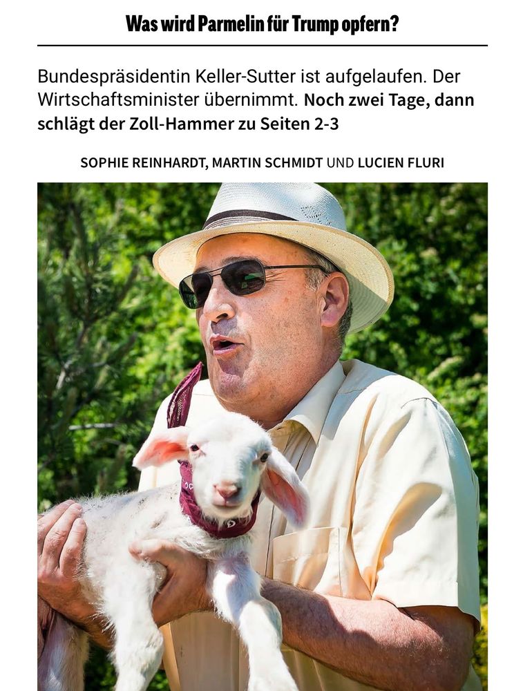 Was wird Parmelin für Trump opfern?
Bundespräsidentin Keller-Sutter ist aufgelaufen. Der Wirtschaftsminister übernimmt. Noch zwei Tage, dann schlägt der Zoll-Hammer zu