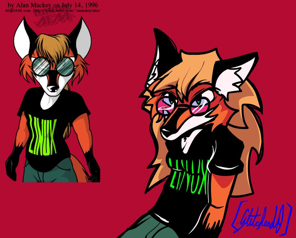 Linux Fox owned by Alan Mackey