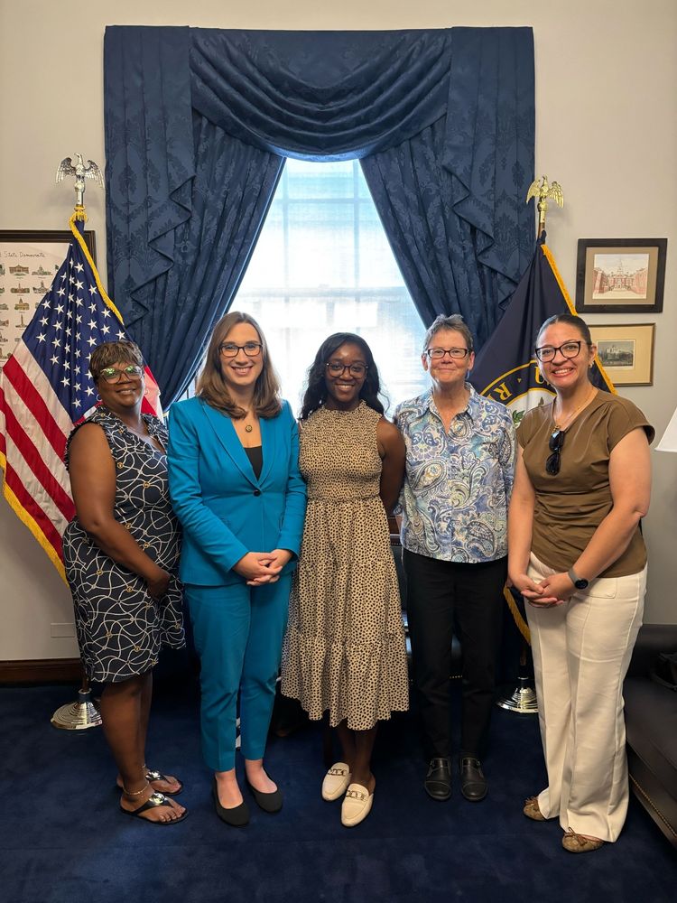 Rep. McBride with members of the Delaware Coalition Against Domestic Violence