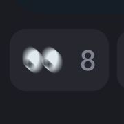 Cropped screenshot of emoji reaction on Discord. The emoji is a pair of blurred, oval, cartoon eyes looking to the bottom left, indicating excitement. Eight people reacted with this emoji.