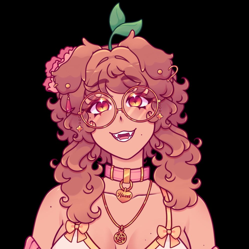 Picture of my vtuber smiling at the viewer