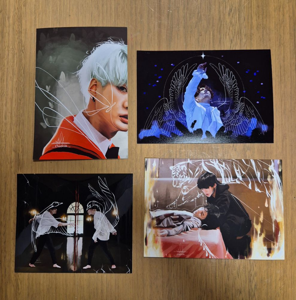 4 BTS fanart prints