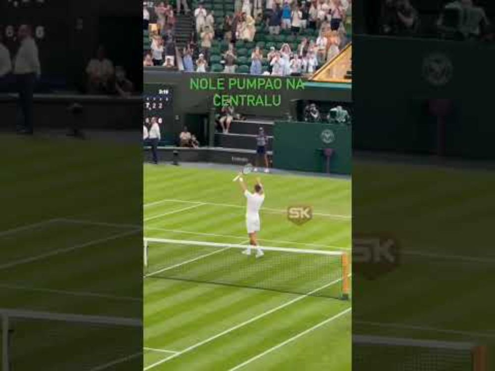 Pumpaj Novače. 🫠 #novakdjokovic #tennis #wimbledon