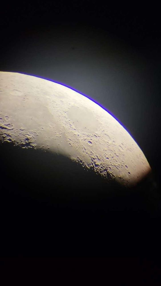 The moon close up