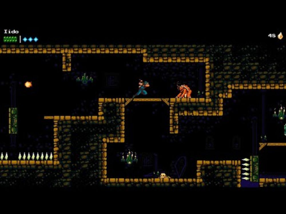 Let's play The Messenger #2 - From Dark & Gloomy Catacombs to a Bamboo Paradise!