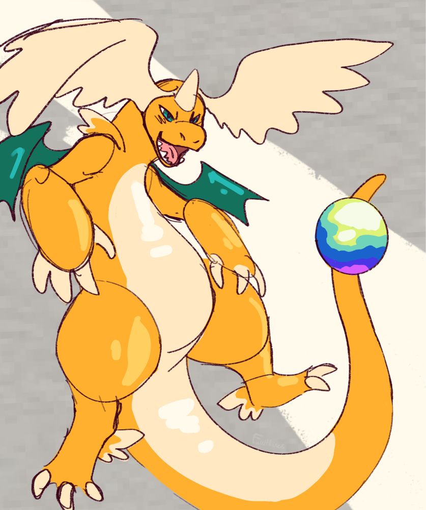 mega dragonite quite upset