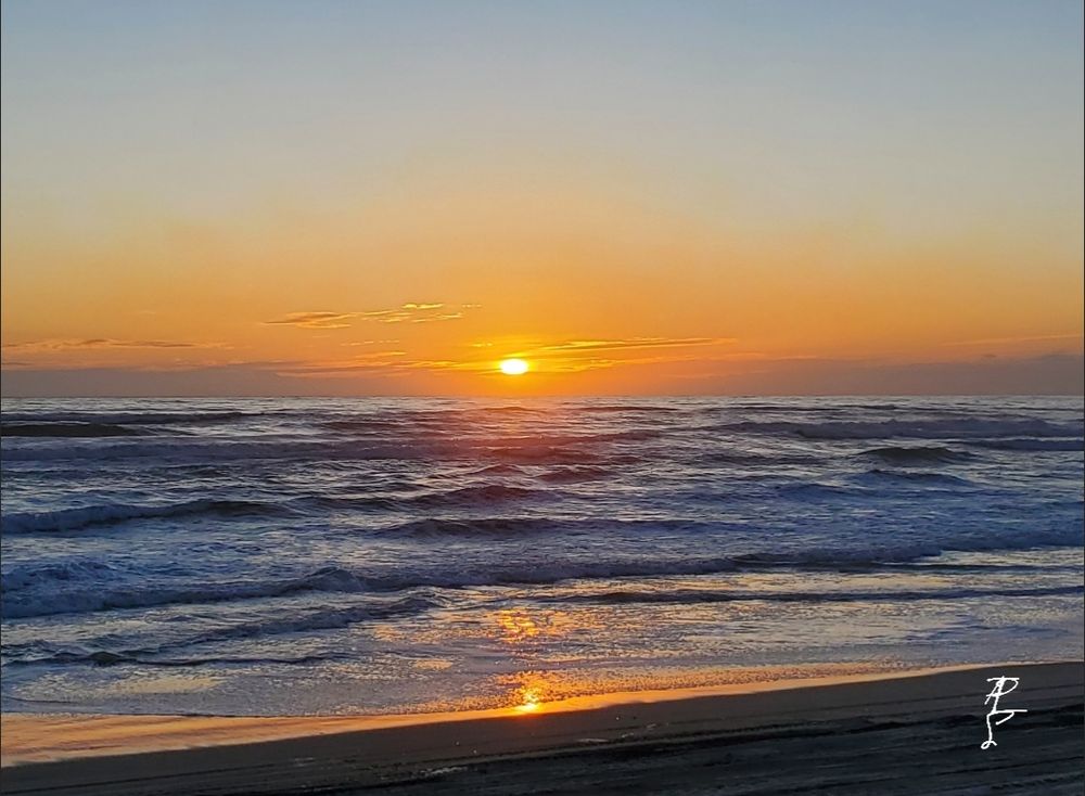 Sunset in Coos Bay, Oregon 