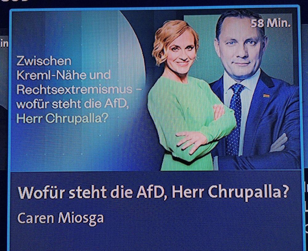Wofür steht die AfD, Herr Chrupalla?