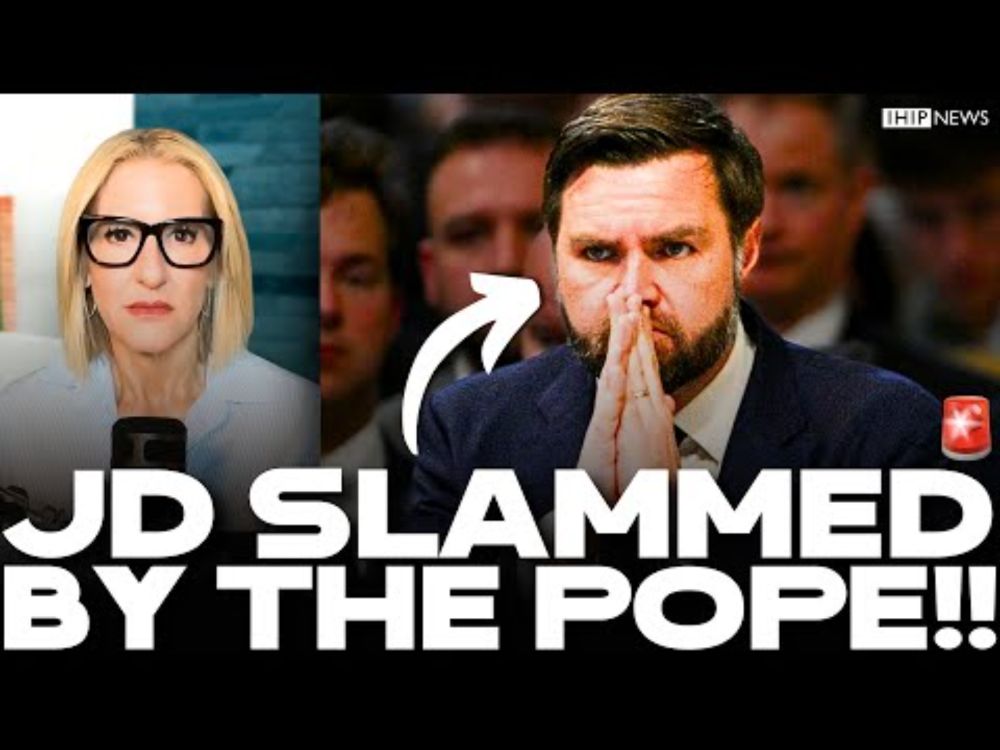IHIP News: JD Vance Gets BODY SLAMMED by the Pope Over DISGUSTING and RACIST ICE Policies!!