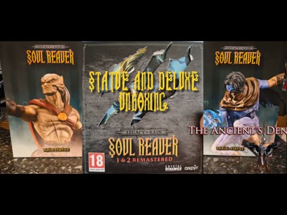Unboxing the Dark Horse Raziel & Kain Statues + Deluxe Soul Reaver 1&2 Remastered
