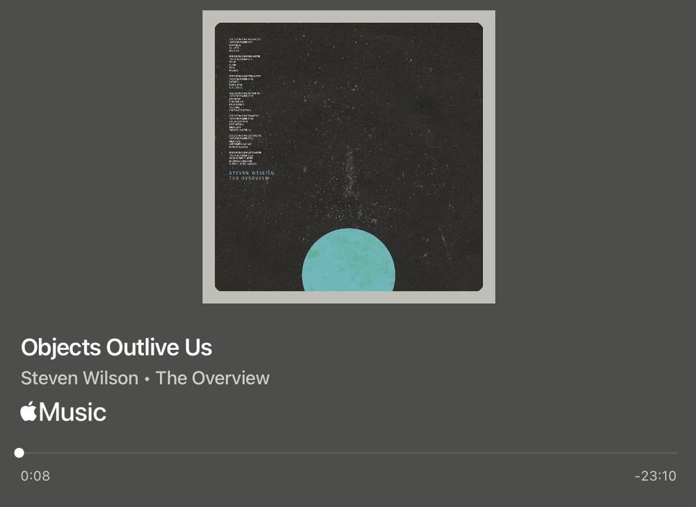 Steven Wilson new album The Overview