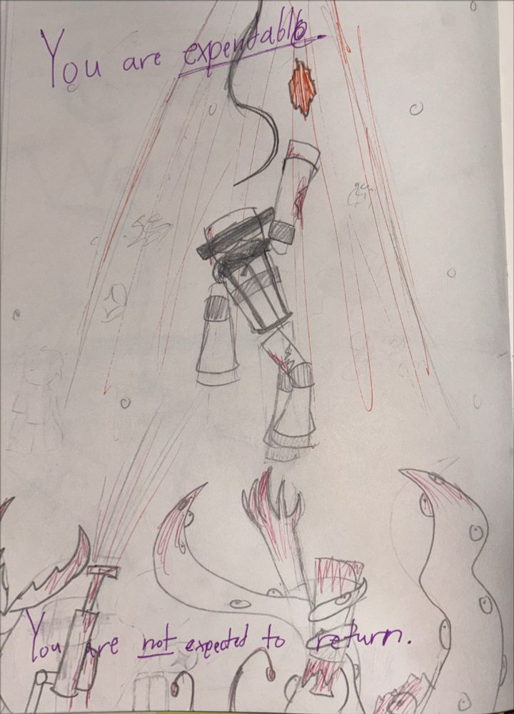 Everything wants to kill you. Those who imprisoned you wanted to kill you. The monsters kill you out of self-defense. Out of instinct. Out of hatred. Out of orders. ... and yet you still try. You want your freedom that badly, huh? Dying over and over again just to get what you want? Pathetic.