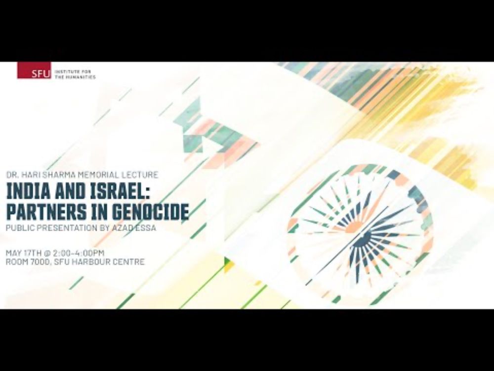 India and Israel: Partners in Genocide