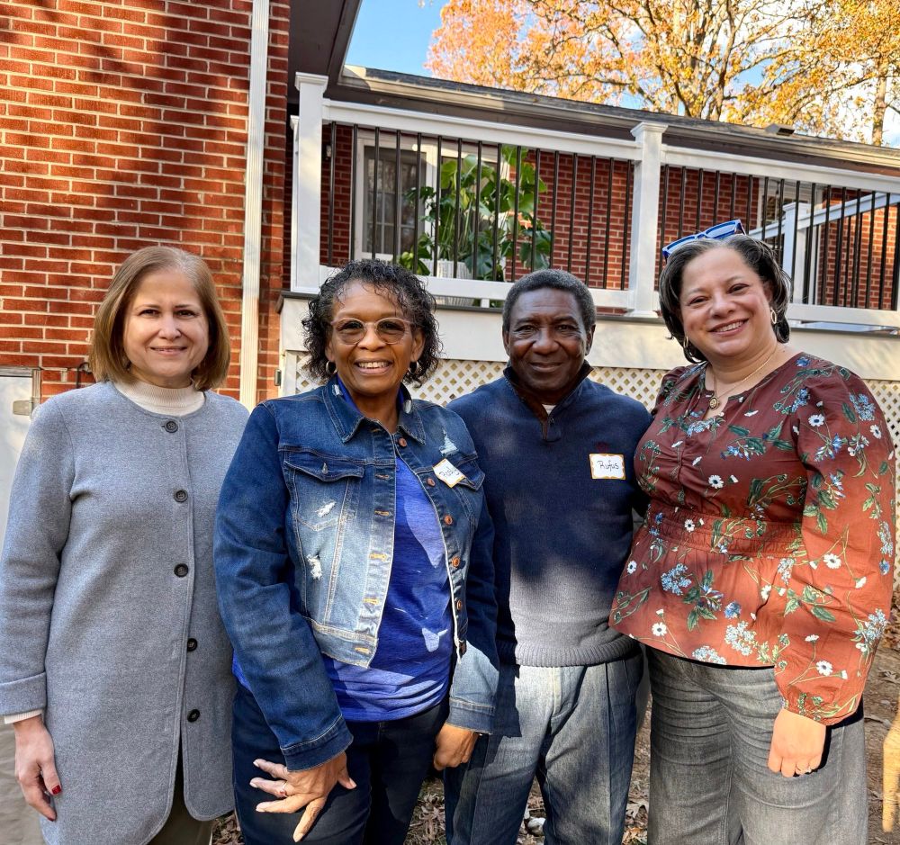Photo of Lieutenant Governor-elect Ghazala Hashmi, Rufus Tyler (Sussex Board of Supervisors), Roslyn Tyler (Former Delegate and current Sussex County School Board Member), and me.