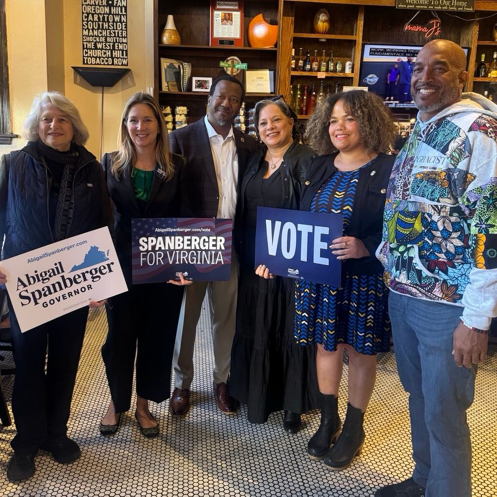 From left to right: Del. Betsy Carr, Richmond City Councilor Katherine Jordan, Rev. Tyrone Nelson, me, Del. Rae Cousins, and Del. Mike Jones.