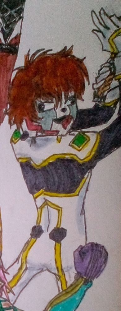 Ross in Suzaku's outfit now without Booty shorts 