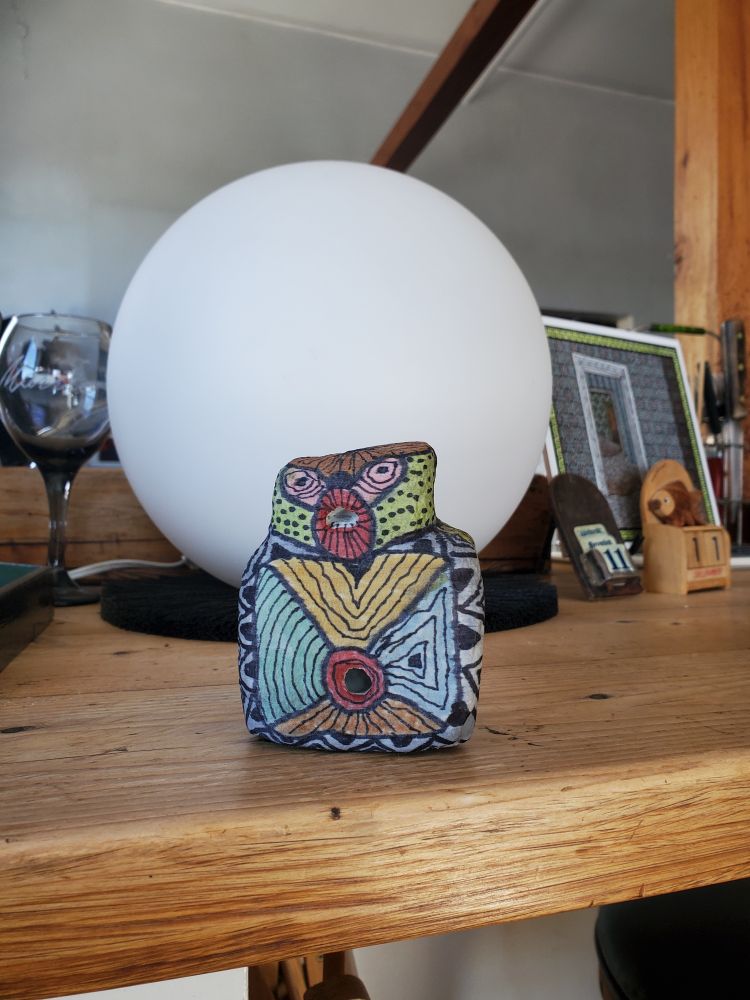 Buddo replica painted by artist Ford Rogers.