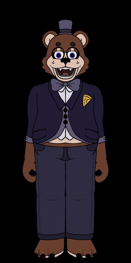 My design of Freddy Fazbear from Five Nights at Freddy's.