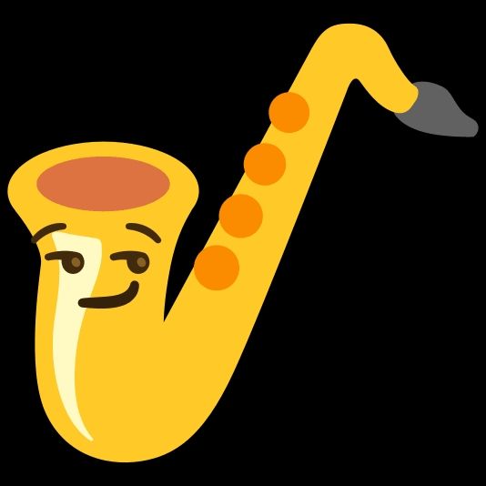 A combination of 😏 and 🎷