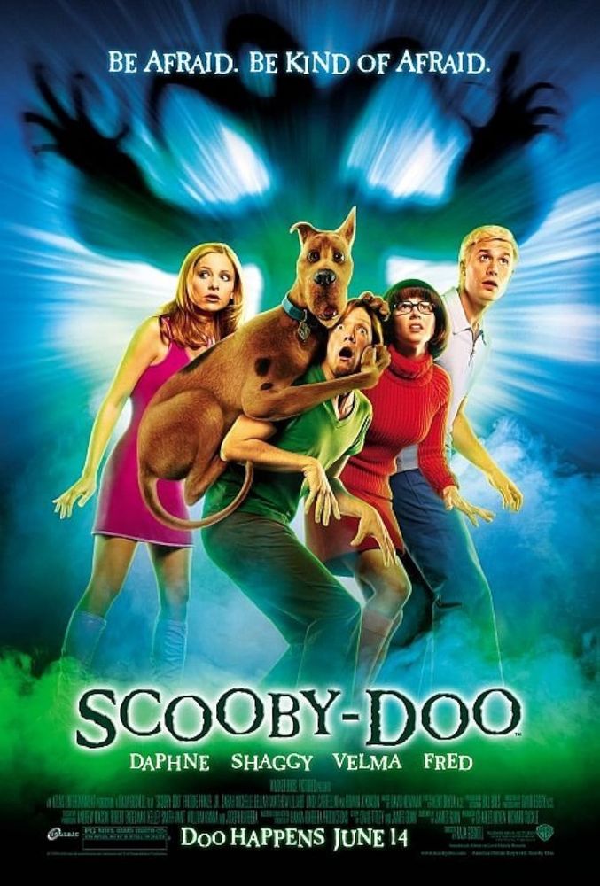 The 2002 Scooby-Doo Movie with the tagline “Doo Happens June 14”