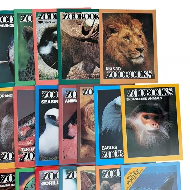A collection of Zoobooks from the 1980s