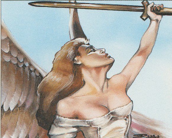 The OG Serra Angel art.  Still love this one so much, even after all these years.