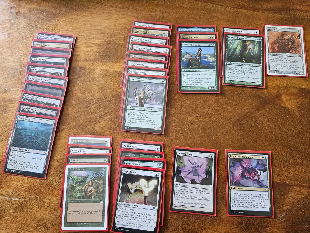 First trophy deck of The Archive.  Bant auras, featuring the busted-in-half Tameshi.