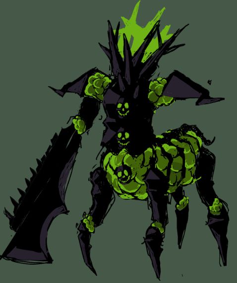 CAUSTIC KNIGHT - HEAVY ENEMY - PESTILENCE