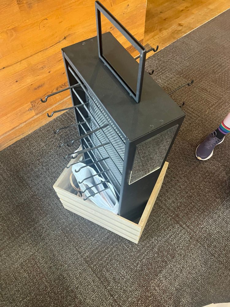 Necklace display shelf, separate