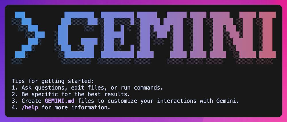 Gemini CLI prompt