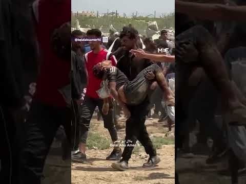 Young man killed in another fatal airdrop west of Nuseirat refugee camp in Gaza