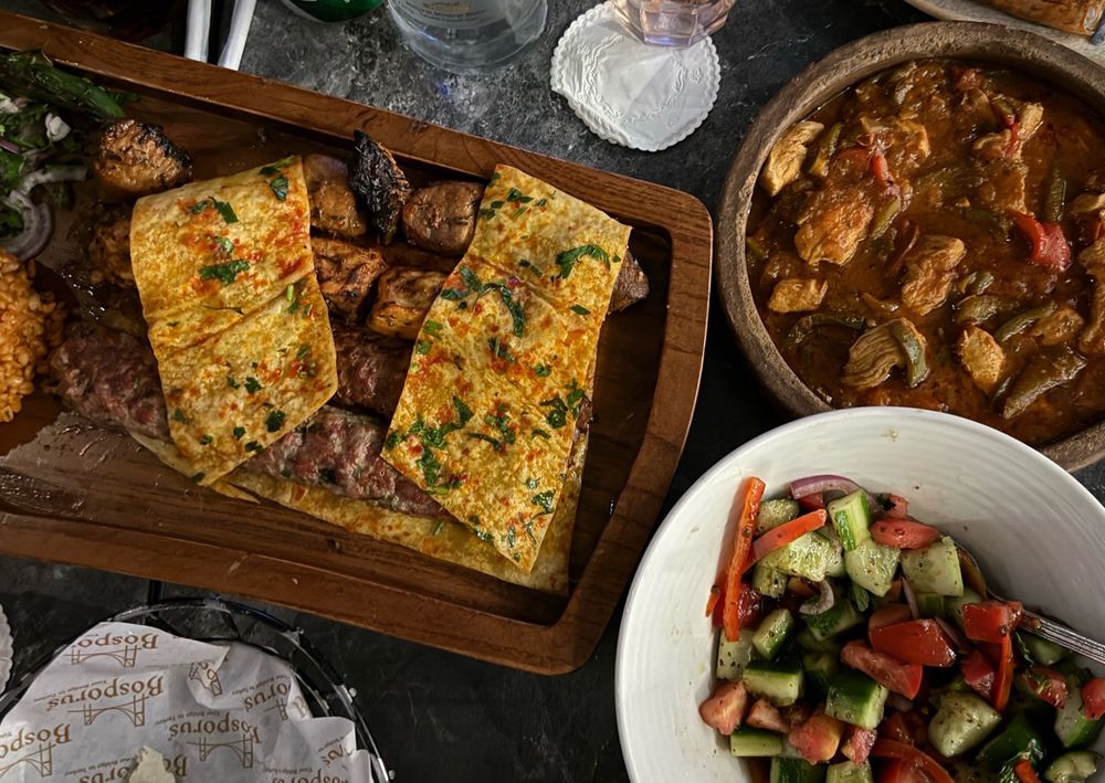Table of Turkish food