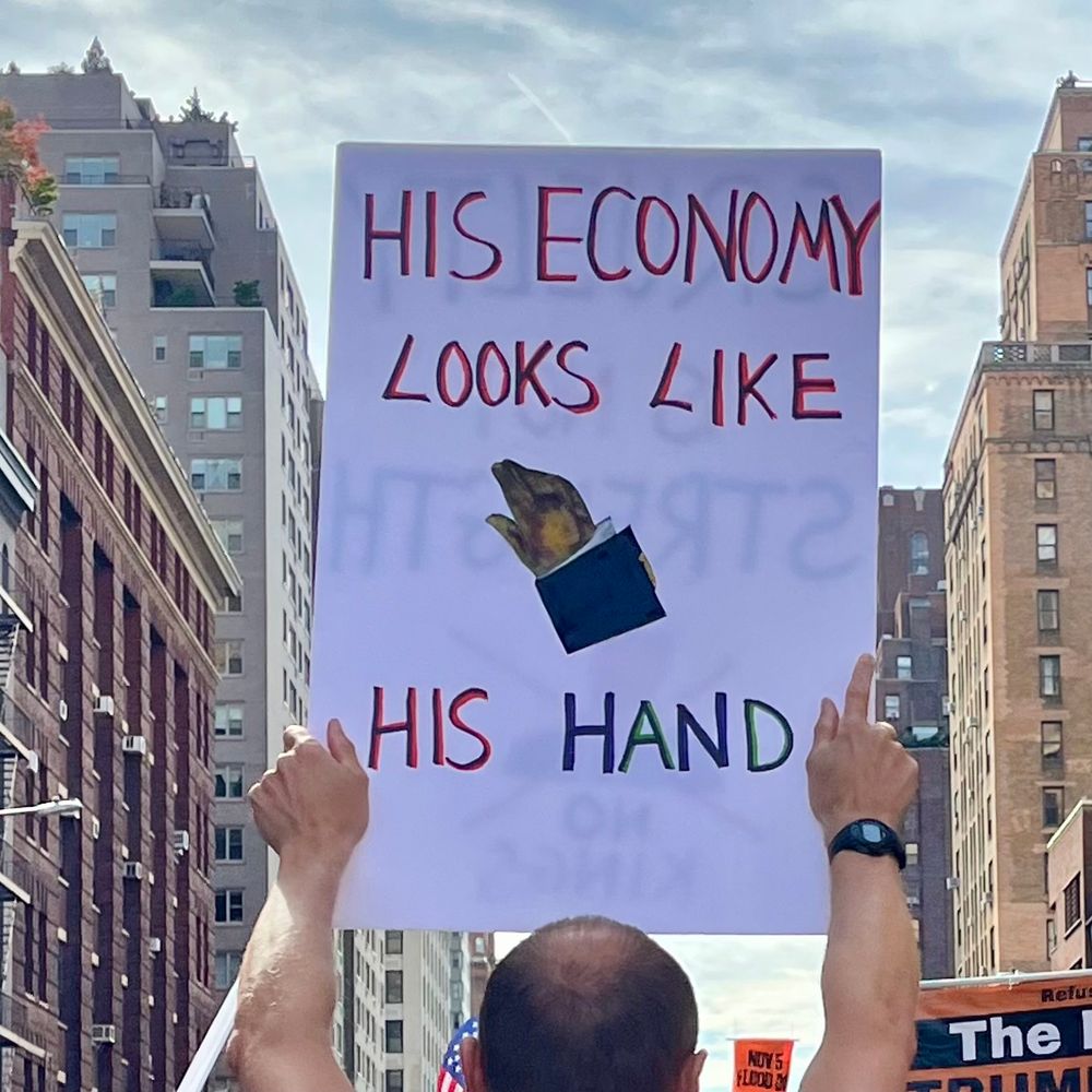 His economy looks like his hand 