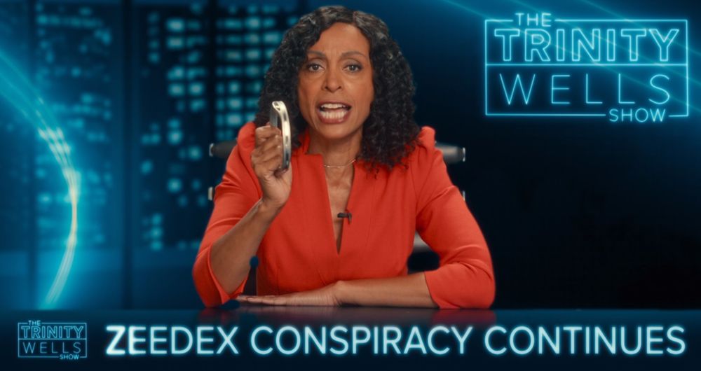 Trinity Wells' appearance in The Giggle