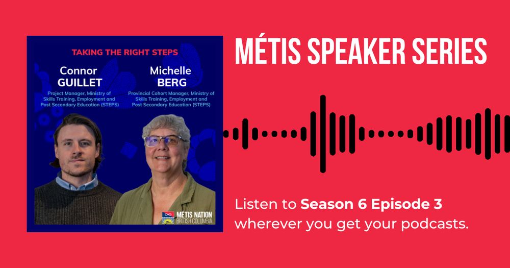 Podcast cover for Metis Speaker Series featuring a photo of the episode's guests.