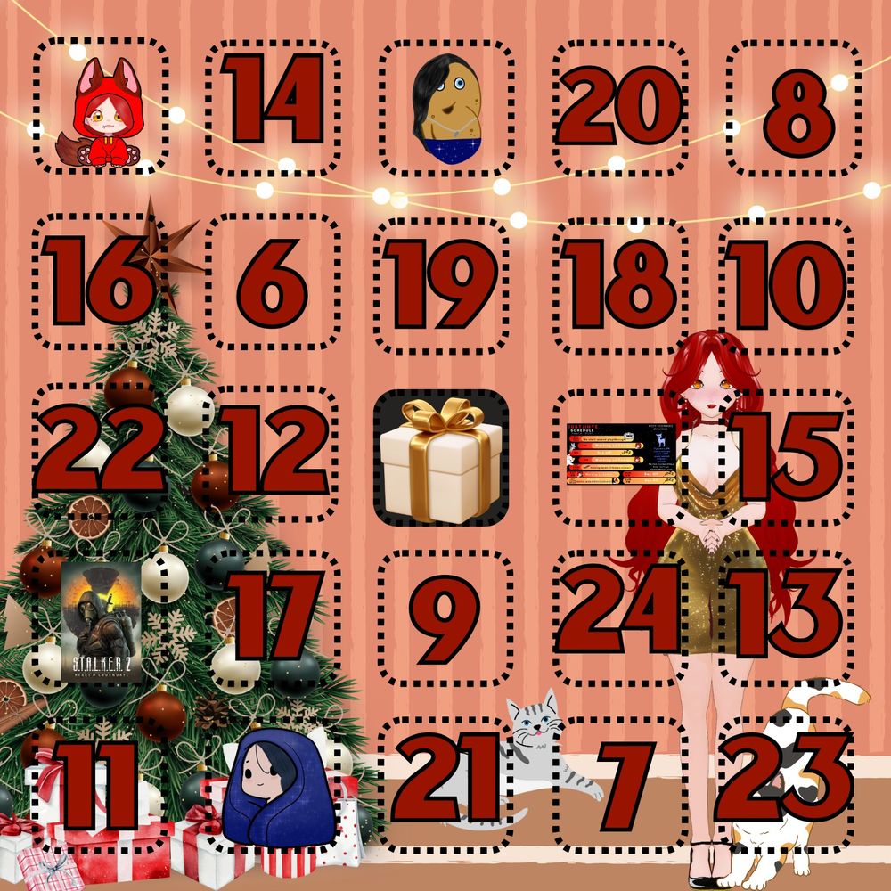 An advent calenda with 5 days open