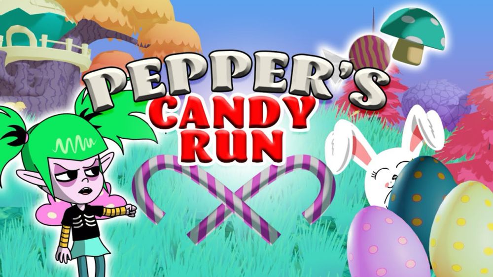 Pepper's Candy Run (Quick Exercise Routine for Kids!)