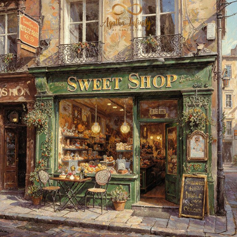 AI Generated Sweet Shop.
