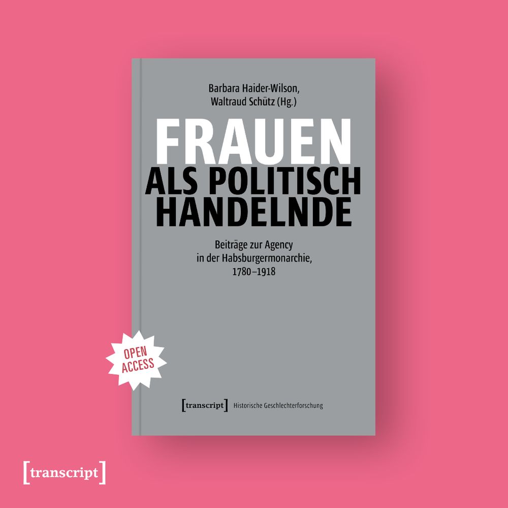 Das Buch-Cover von »Frauen als politisch Handelnde« auf rotem Hintergrund.
